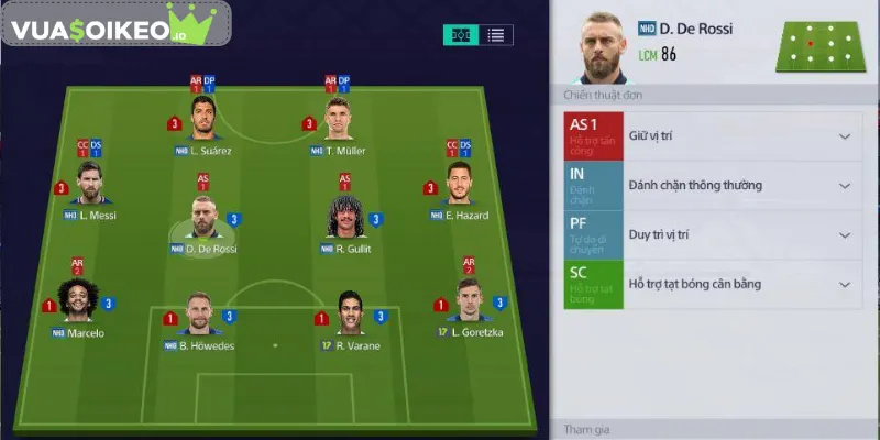 Sơ đồ 4-4-2 - Cân bằng giữa công và phòng ngự