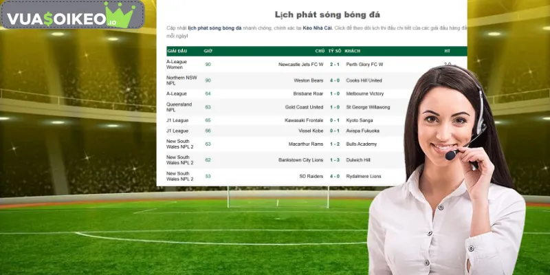 Dịch vụ chăm sóc khách hàng tại web cá độ bóng đá uy tín