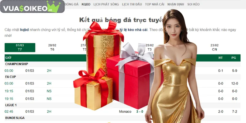 Tổng hợp các chương trình khuyến mãi tại web cá độ bóng đá uy tín