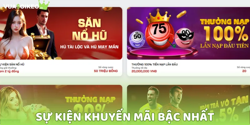 Nhiều sự kiện khuyến mãi May88 đầy hấp dẫn