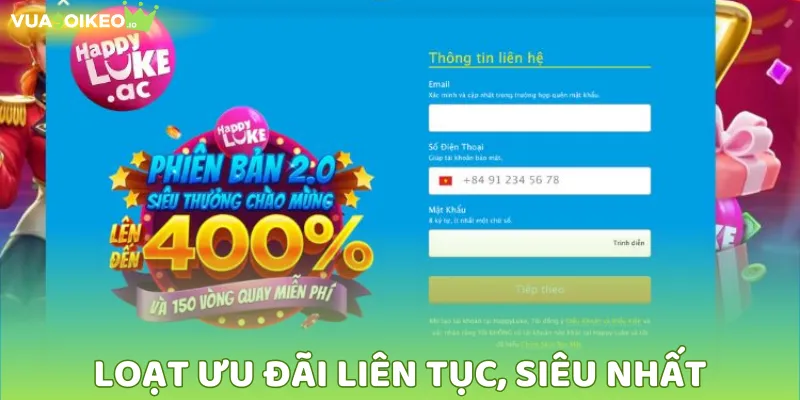 Nạp vốn mỗi ngày với ưu đãi cực khủng